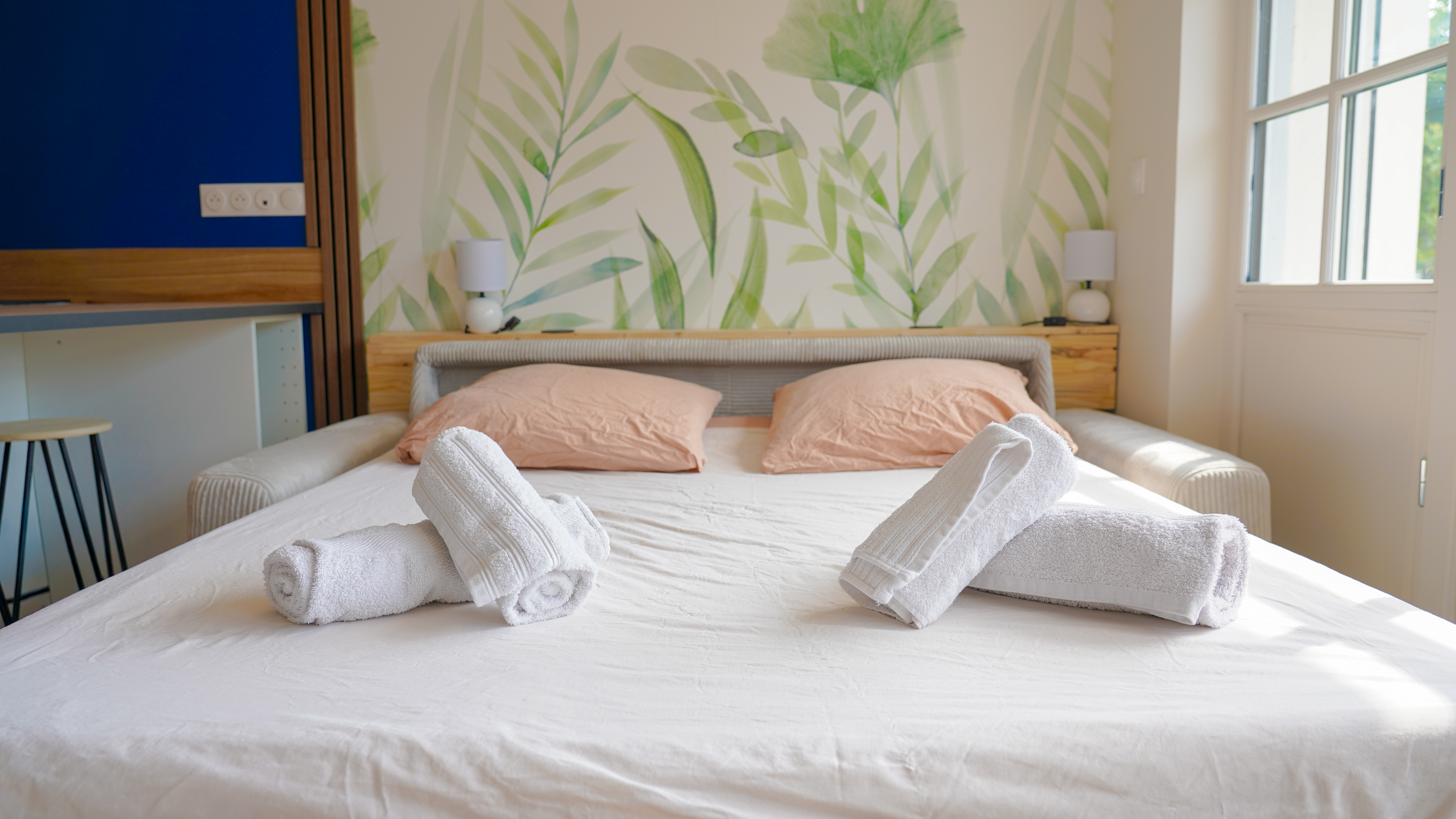 le canapé lit avec un véritable matelas