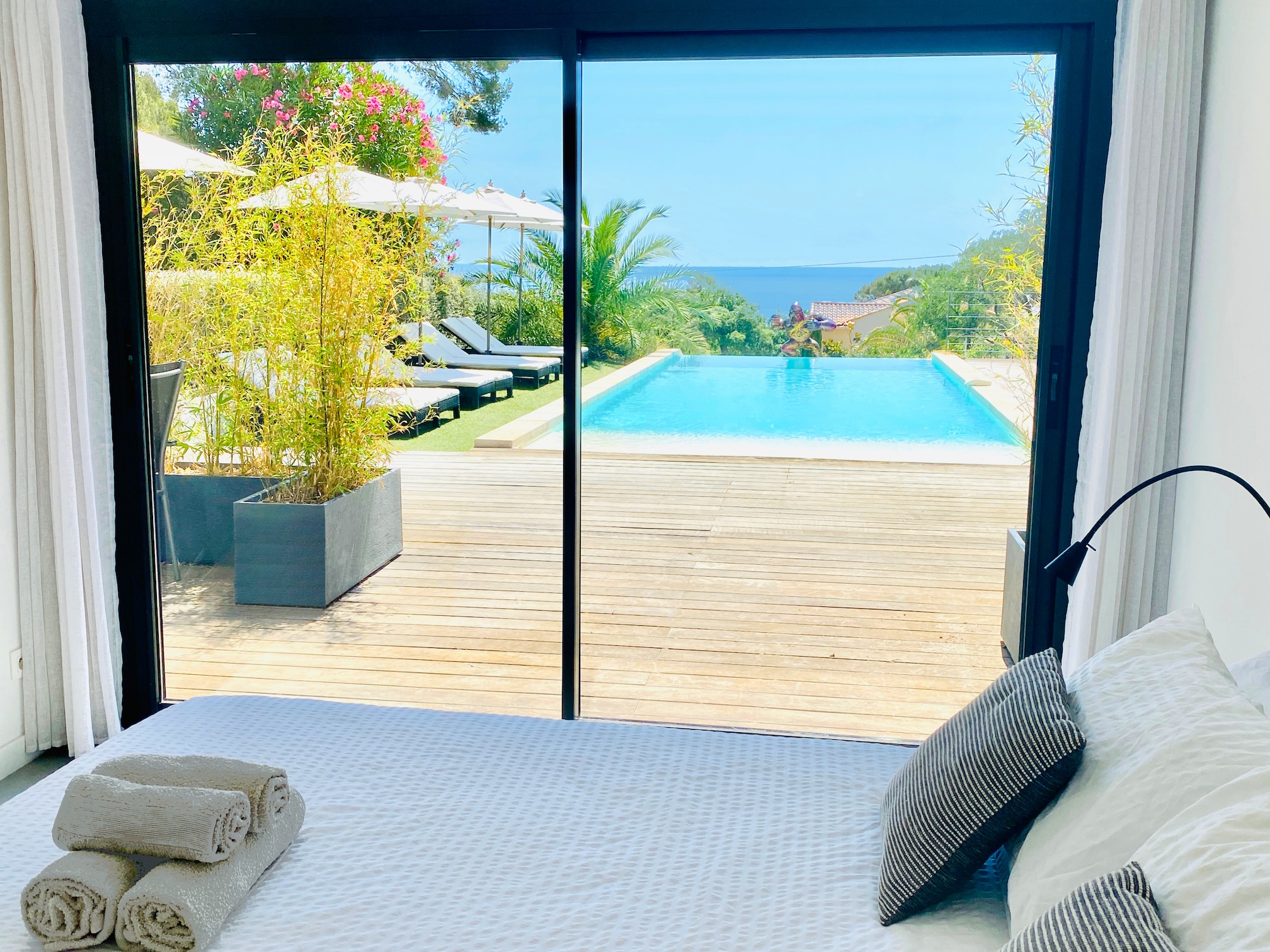 Villa Mediterranea Appt vue mer avec piscine pour 2 personnes