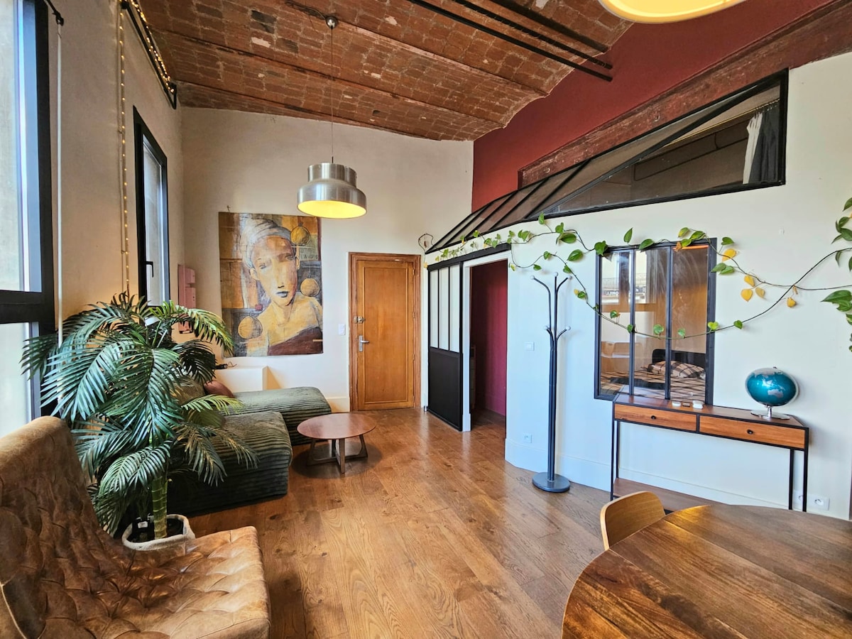 Magnifique 3 pièces type Loft / Centre-ville Gare