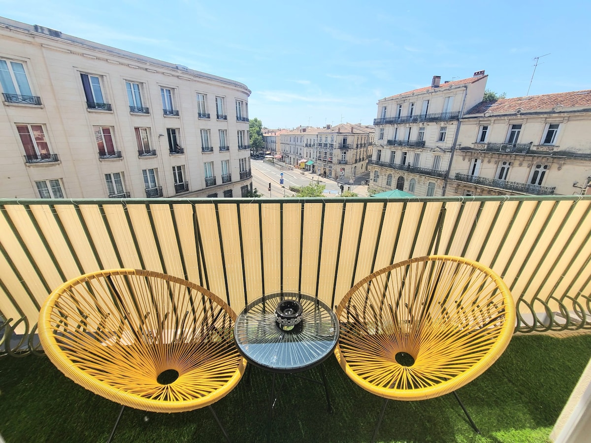 Havre Lumineux avec Climatisation et Terrasse